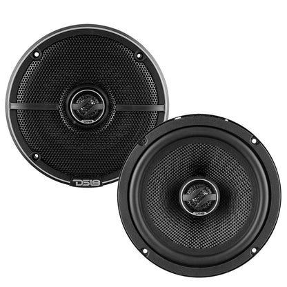 ZXI-654 2-Way Coaxial Speakers with Kevlar Cone 80 Watts Rms 4-Ohm