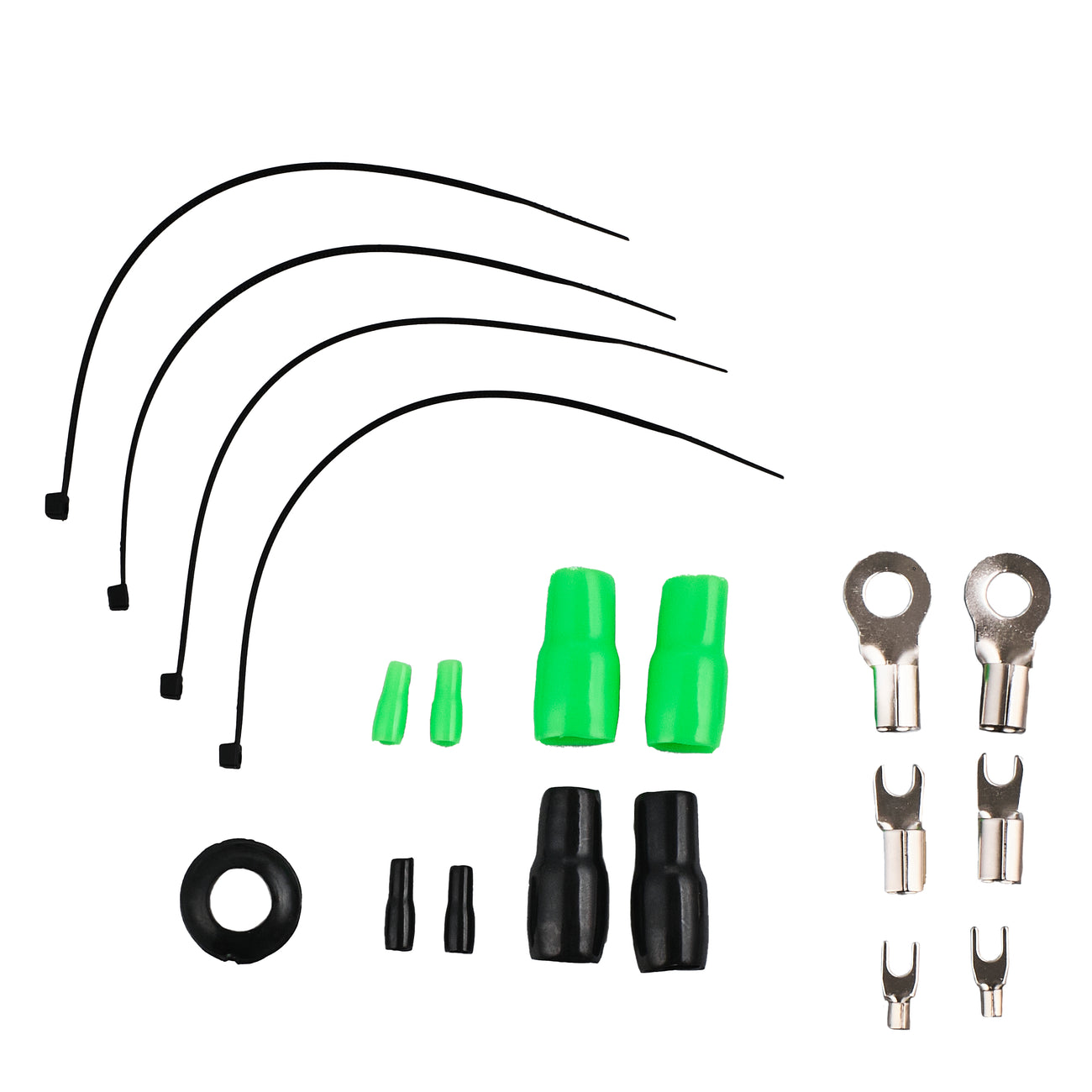 AKIT4.GR 4-GA Amplifier Installation Kit -Green