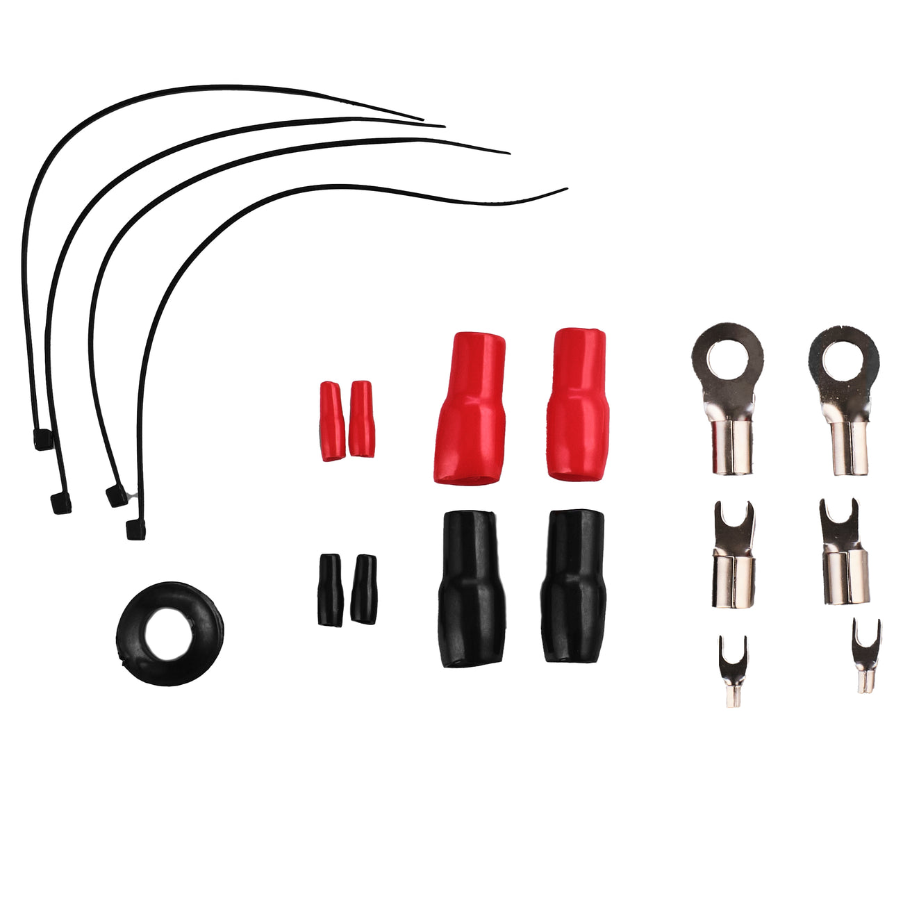 AKIT4.RD 4-GA Amplifier Installation Kit -Red