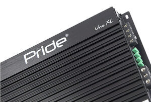 PRIDEUNOXL PRIDE POWER 1200 W PER 1 OHM LOAD. WITH INPUT. VOLTAGE14.4 V