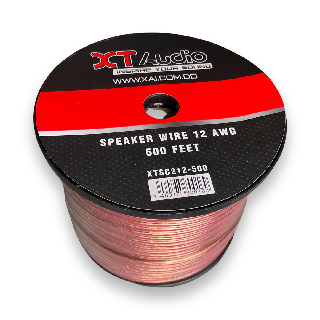 XTSC212-500 XT CLEAR PVC SPEAKER CABLE 12AWG 500 FT/ROLL