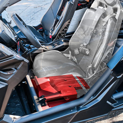 CA-X3BASS/D Can-Am Maverick X3 12" Under Seat Subwoofer Enclosure Driver Side - PSW12.4D Shallow Water Resistant Subwoofer Included