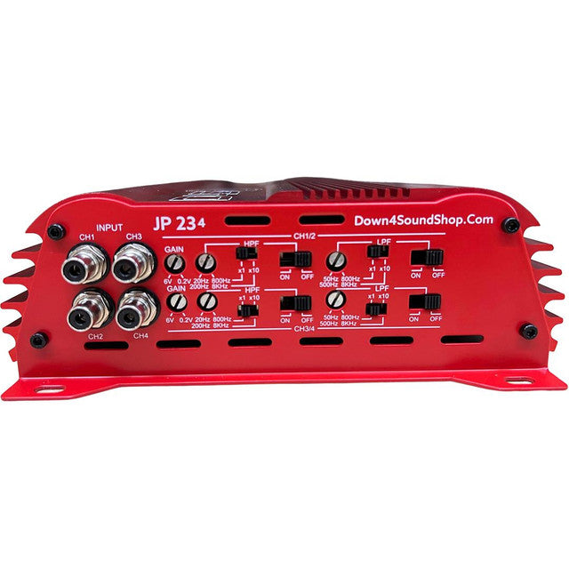 B＋com PLAY DOWN4SOUND JP234 - PURPLE | 2000W 4CH AMPLIFIER - Down4Sound