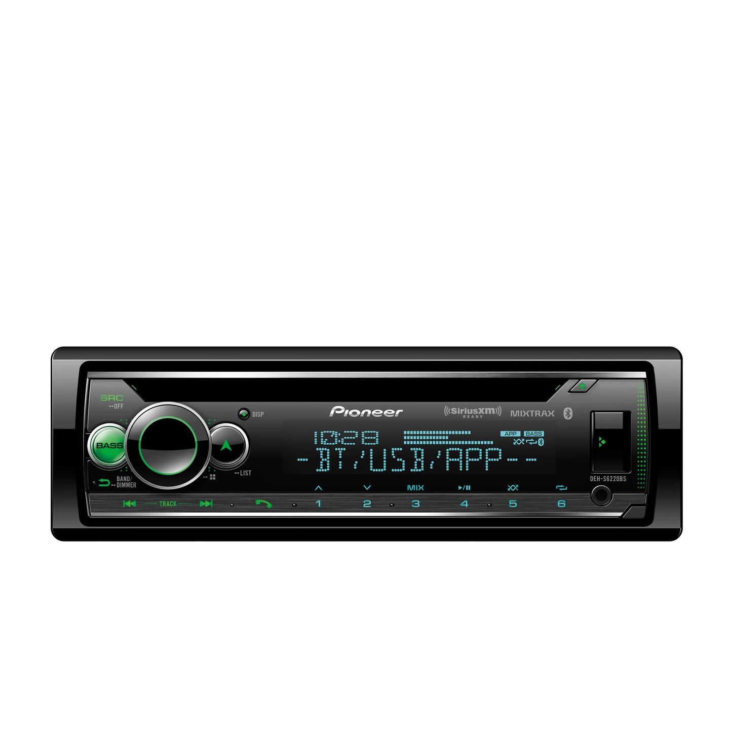 DEH-S6220BS PIONEER IN-DASH AUDIO CD RECEIVER