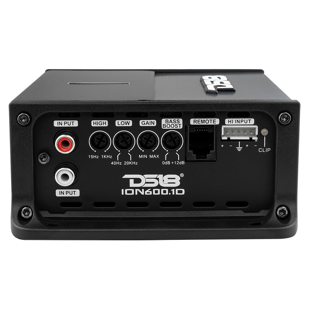 ION600.1D ION Compact Full Range 1 Channel Amplifier 600 Watts RMS @ 1-Ohm