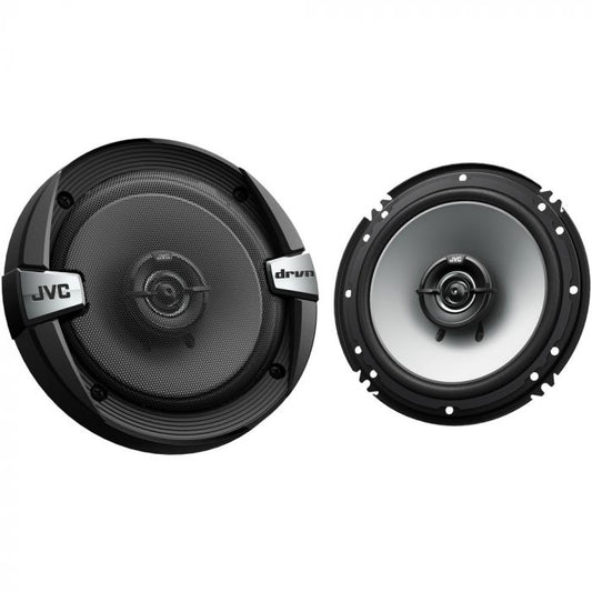 Altavoces coaxiales de 2 vías JVC CS-DR162, 16cm de diámetro, diseño robusto para un sonido nítido.